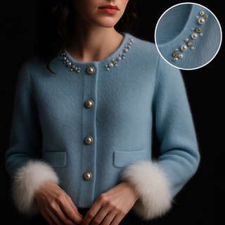 Agenlina Beaded Cardigan