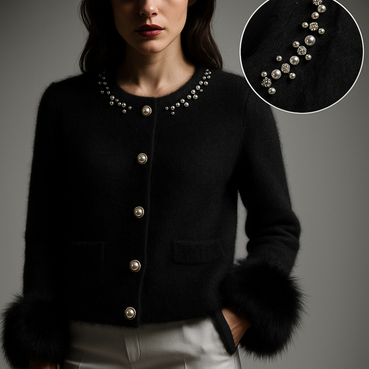 Agenlina Beaded Cardigan