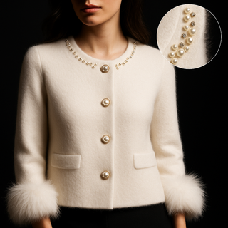 Agenlina Beaded Cardigan