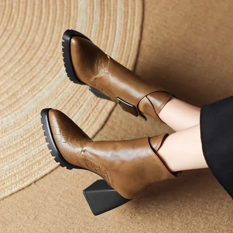 Aziel Buckle Strap Boots