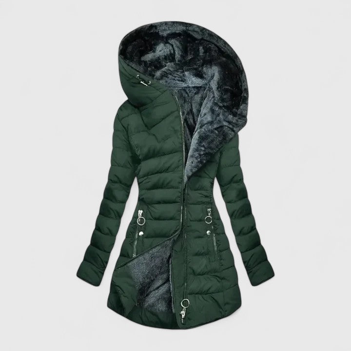 Cassiora Fur-Look Lined Coat