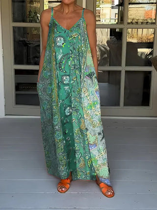 Adriana Color Block V-Neck Dress