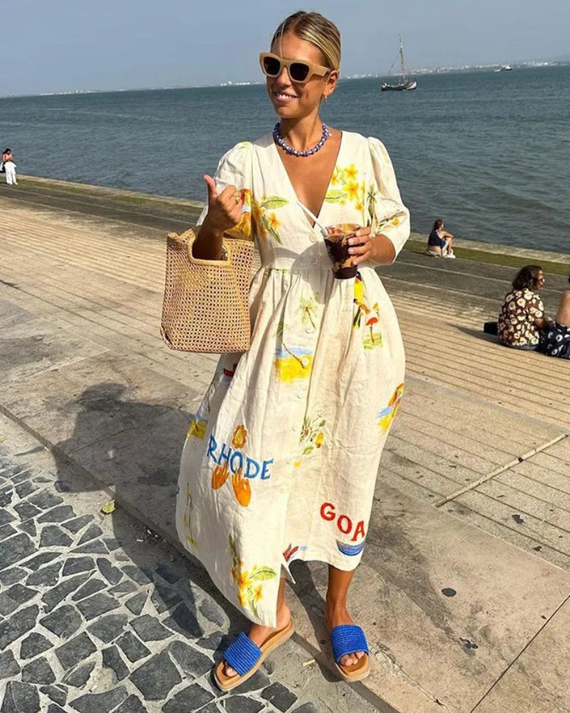 Anni Printed Summer Dress