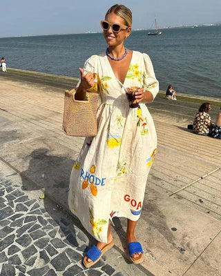 Anni Printed Summer Dress