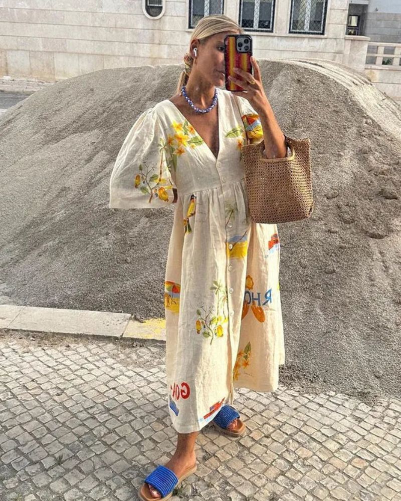 Anni Printed Summer Dress