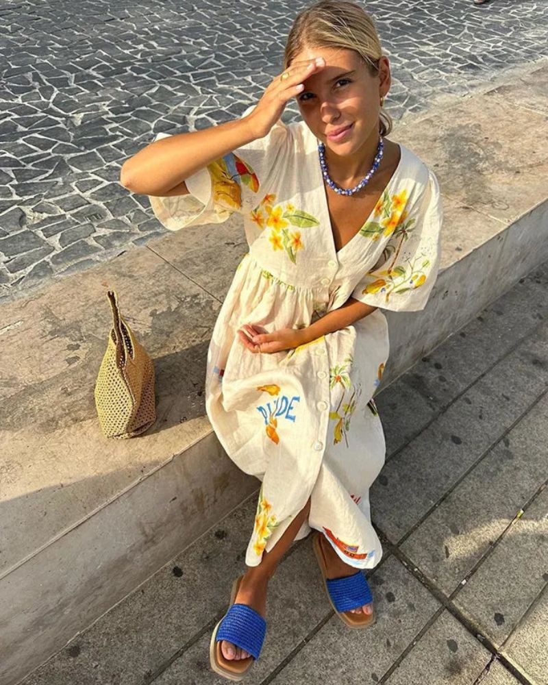 Anni Printed Summer Dress