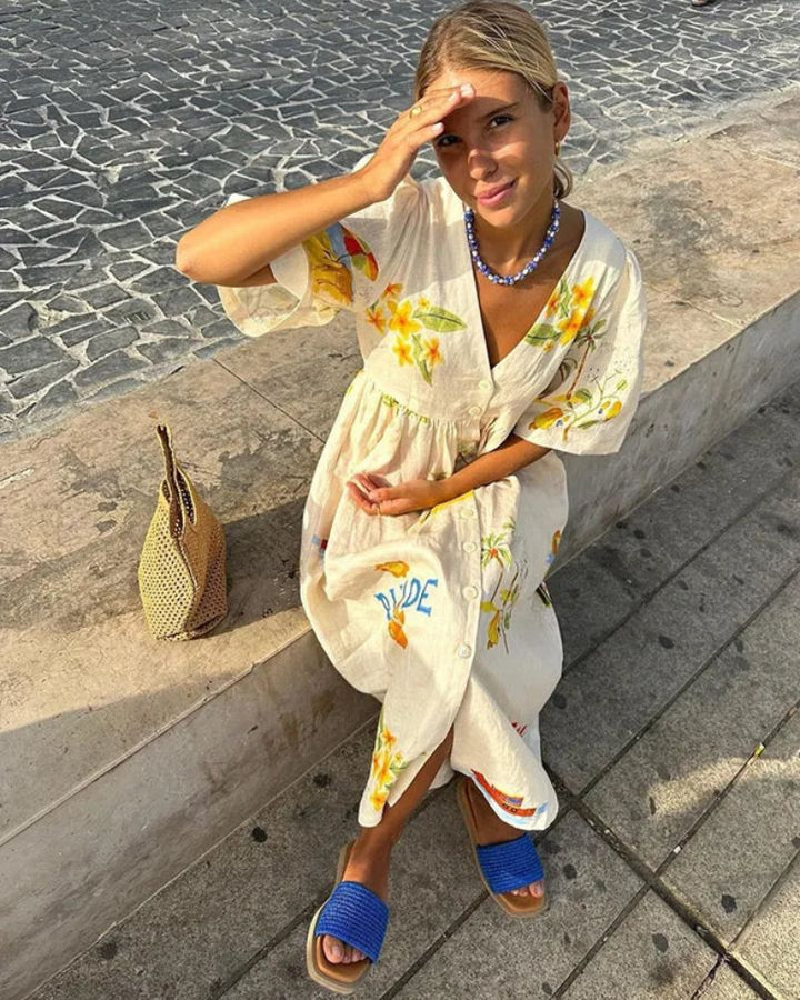 Anni Printed Summer Dress