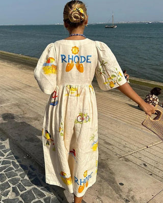 Anni Printed Summer Dress