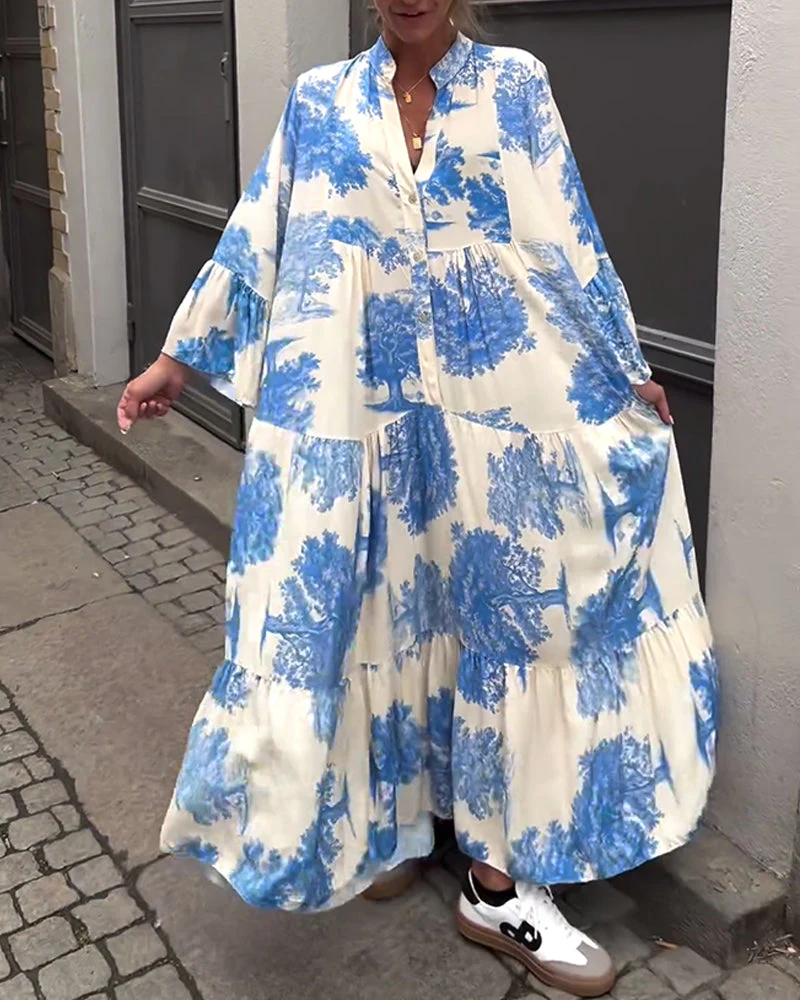 Hilma Ruffled Elegance Dress