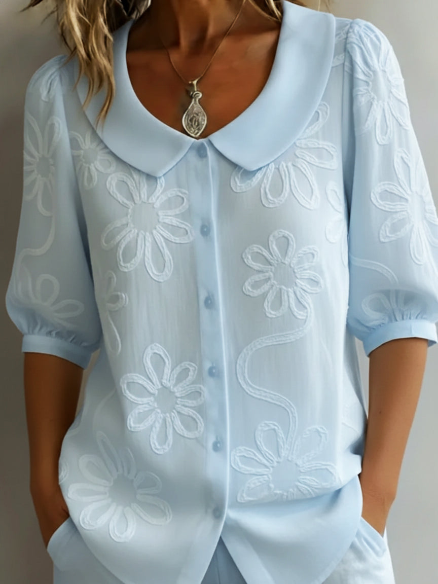 Adalyn Light Floral Blouse