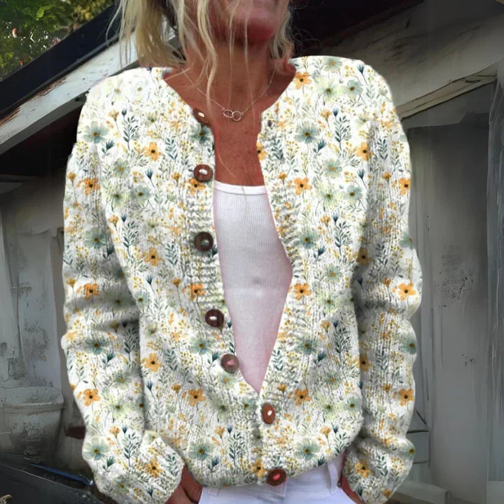 Cardigan élégant Zita Floral
