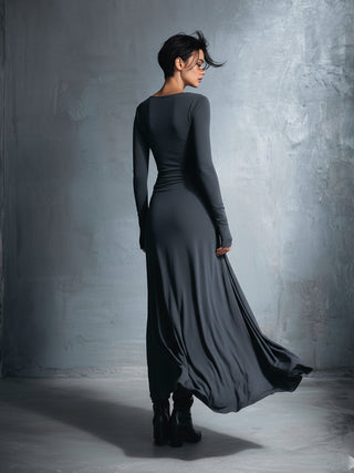 Nerissa Side Knot Maxi Dress