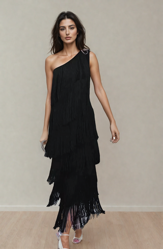 Valeria Boho Fringe Dress