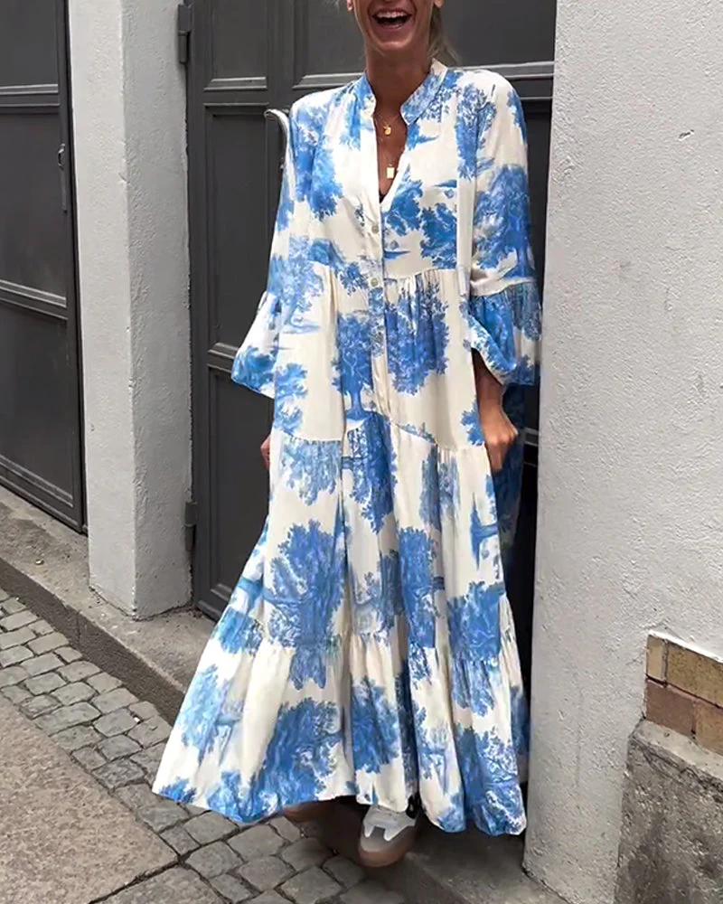 Hilma Ruffled Elegance Dress