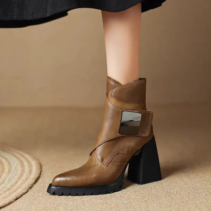 Aziel Buckle Strap Boots