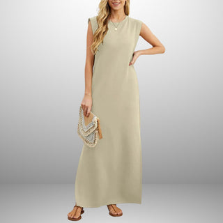 Emma Flowing Wrinkle-Free Maxi Dress