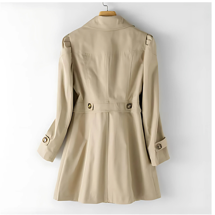 Sophie Notched Collar Trench Coat