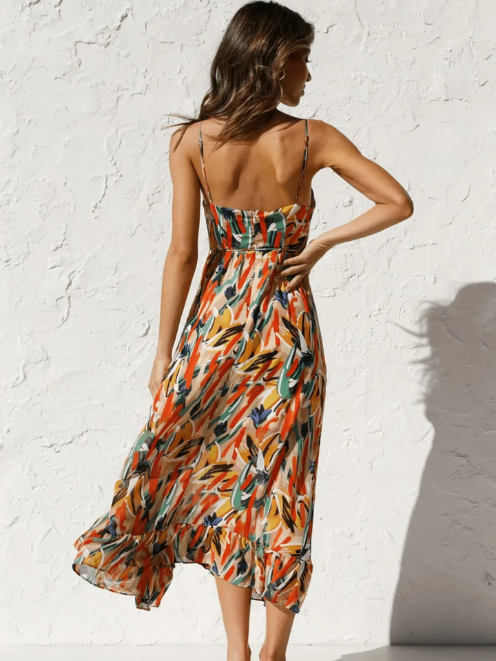 Chiara Colorful Midi Dress