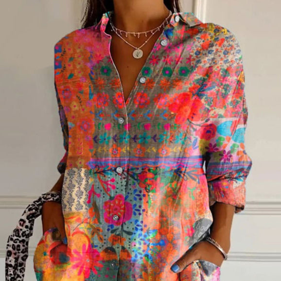 Aveline Floral Elegant Blouse