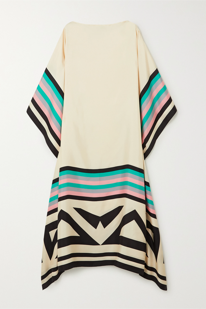 Iria Geometric Caftan Dress