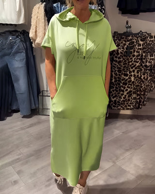 Saskia Casual Hooded Dress