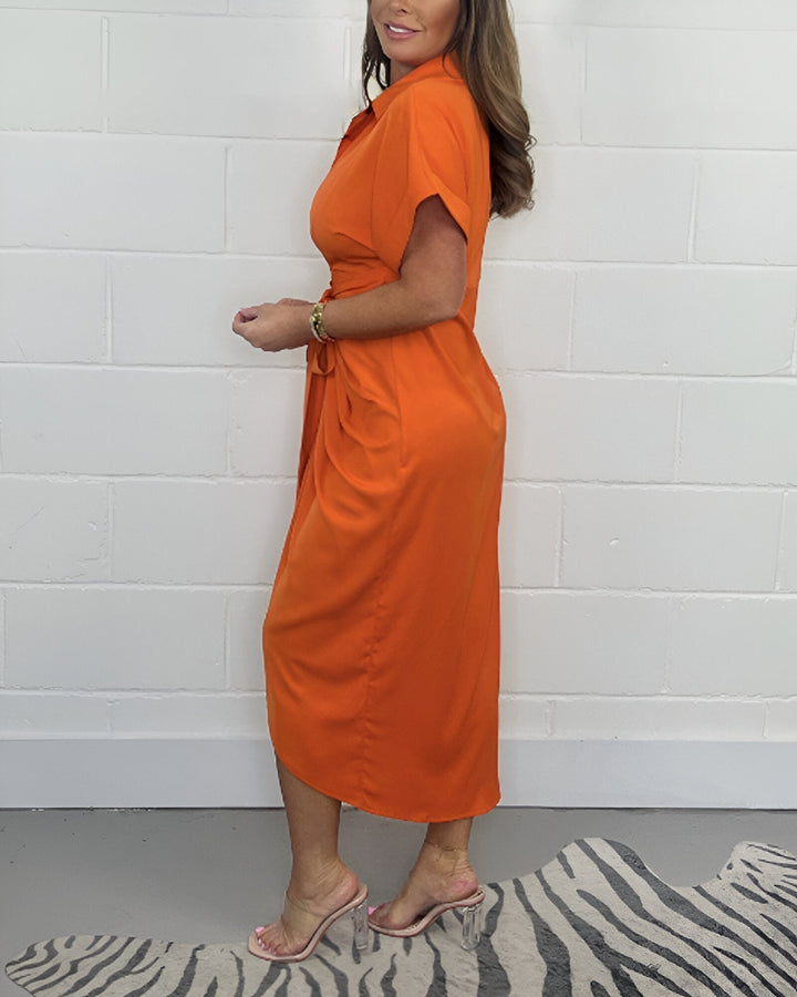 Valerie Pleated Elegant Dress