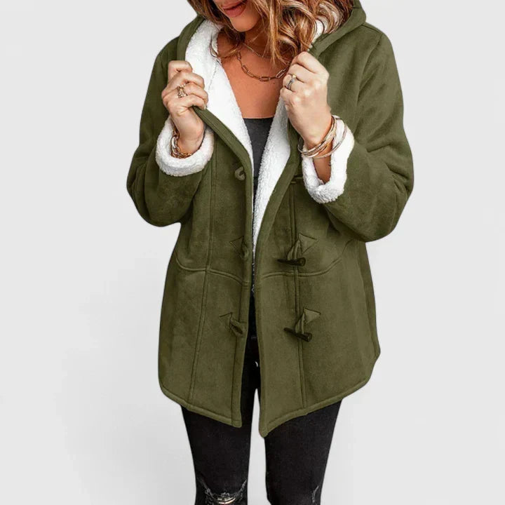 Rhea Toggle Hooded Coat