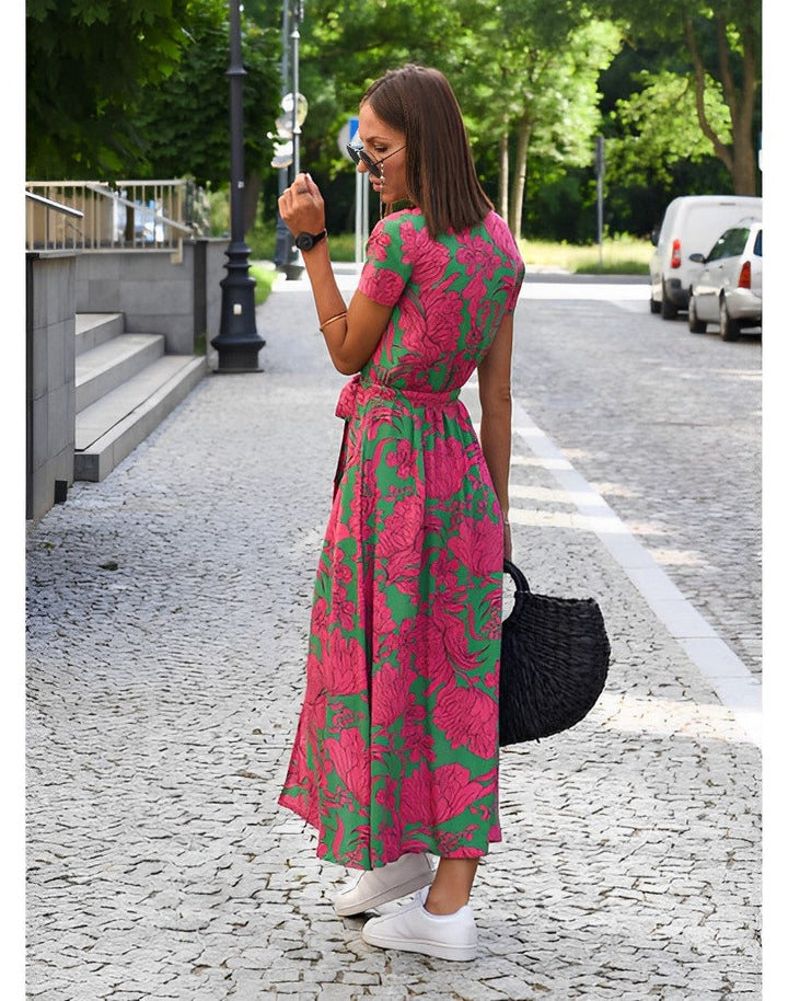 Anna Floral Print Spring Dress