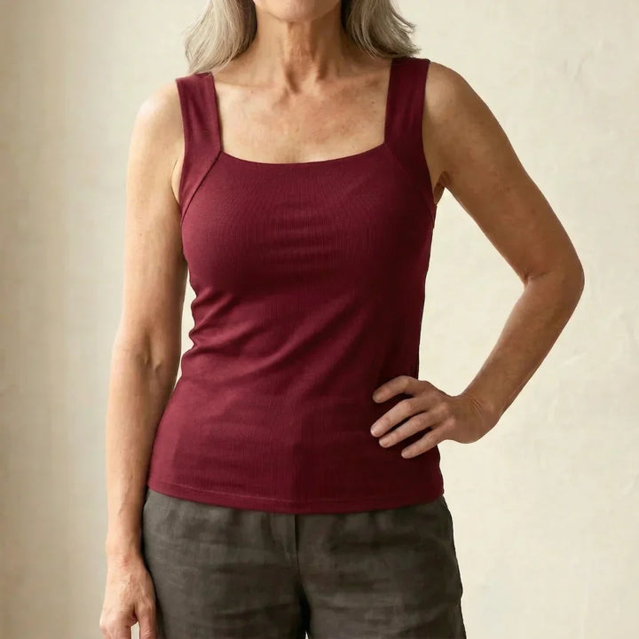 Roxanne Built-In Bra Tank Top