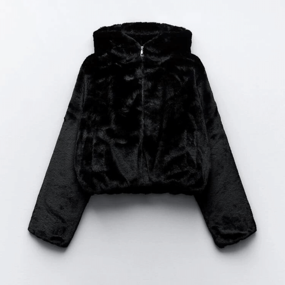 Natalia Fur-Look Coat