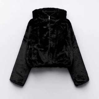 Natalia Fur-Look Coat