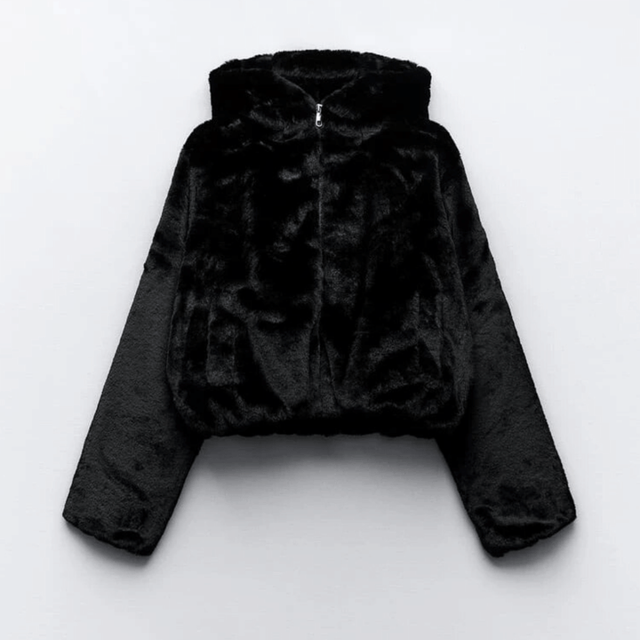 Natalia Fur-Look Coat