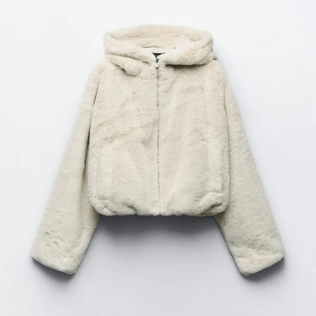 Natalia Fur-Look Coat