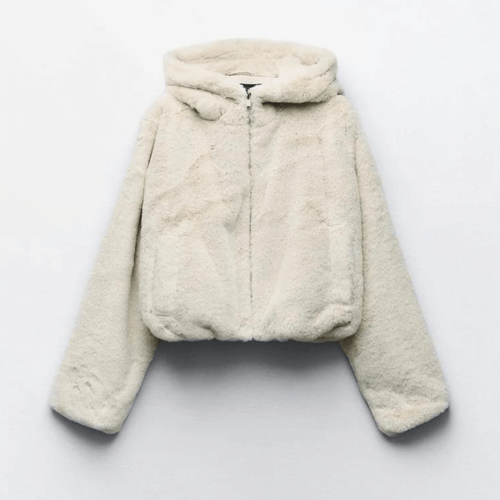 Natalia Fur-Look Coat