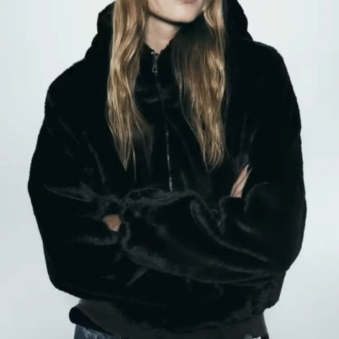 Natalia Fur-Look Coat