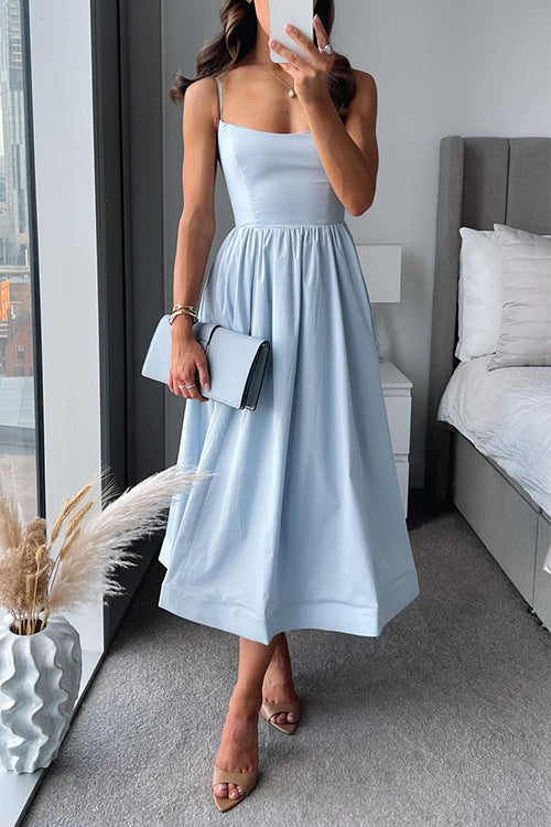 Marguerite Strappy Midi Dress