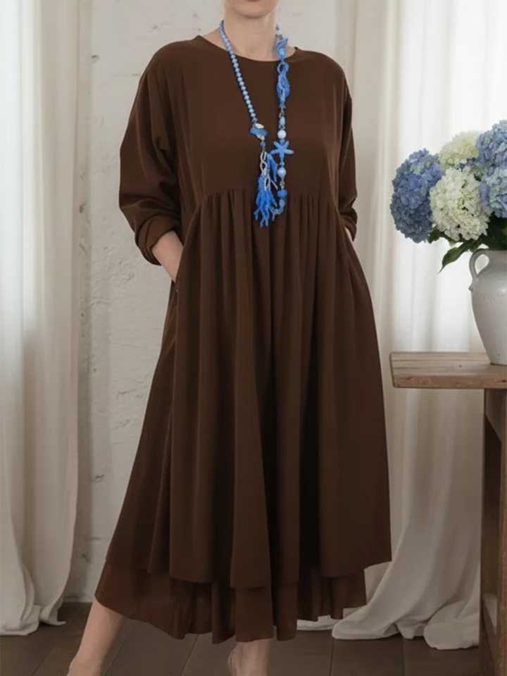 Melvaria Relaxed Midi Dress