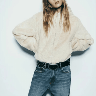 Natalia Fur-Look Coat