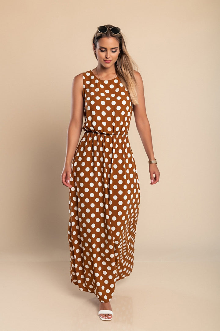Hannah Polka Dot Maxi Dress