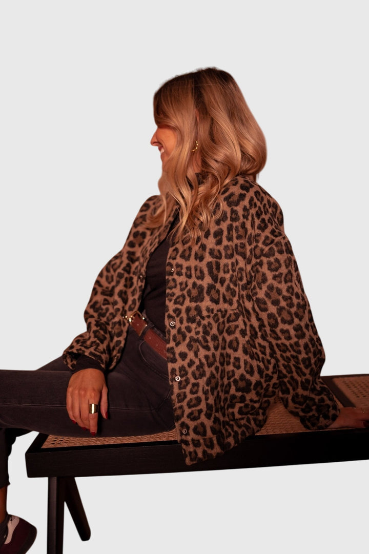 Elodie Leopard Print Jacket