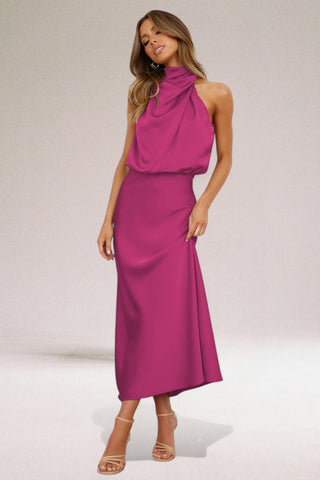 Flavia Glamorous Halter Dress