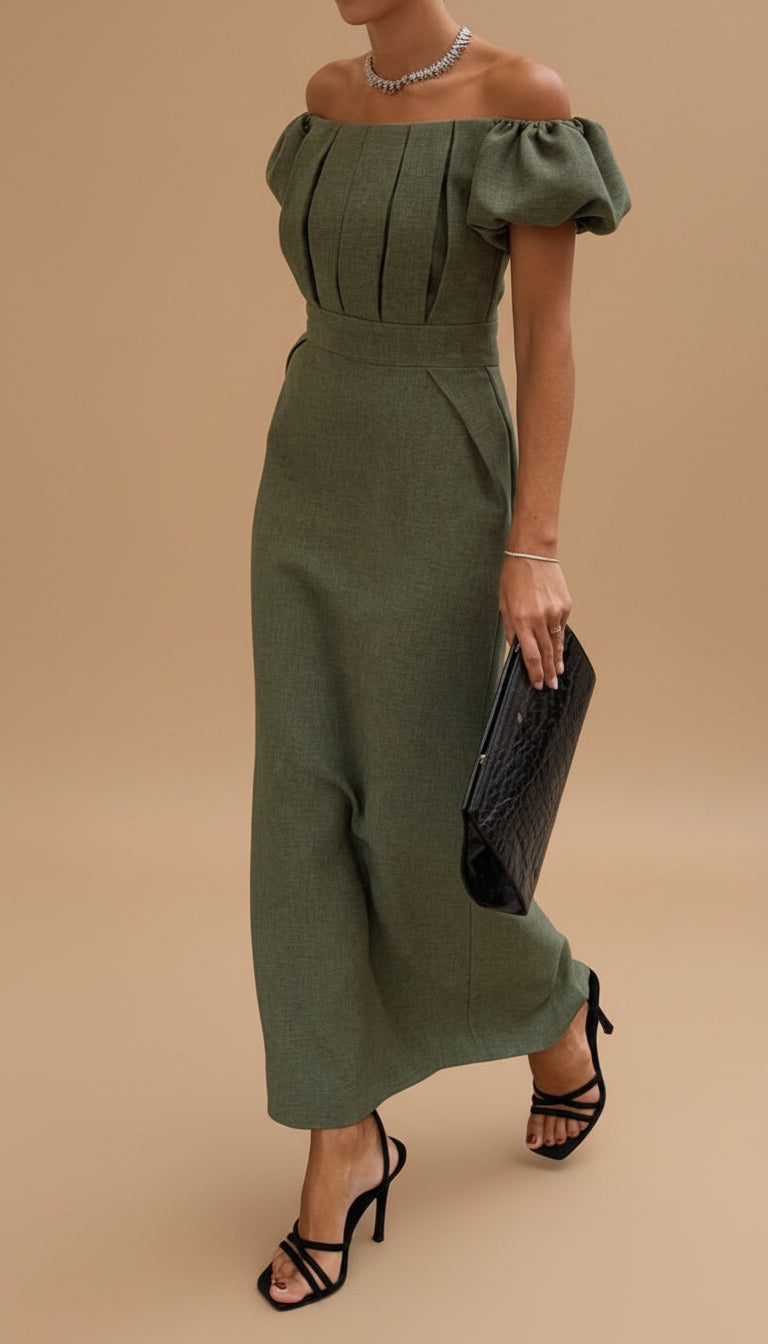 Carla Elegant Midi Dress