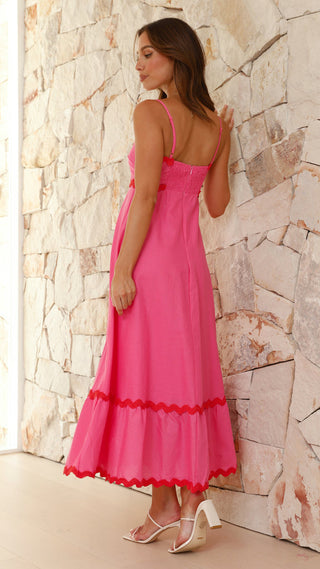 Robe longue Clara à fines bretelles