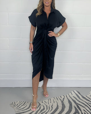 Valerie Pleated Elegant Dress