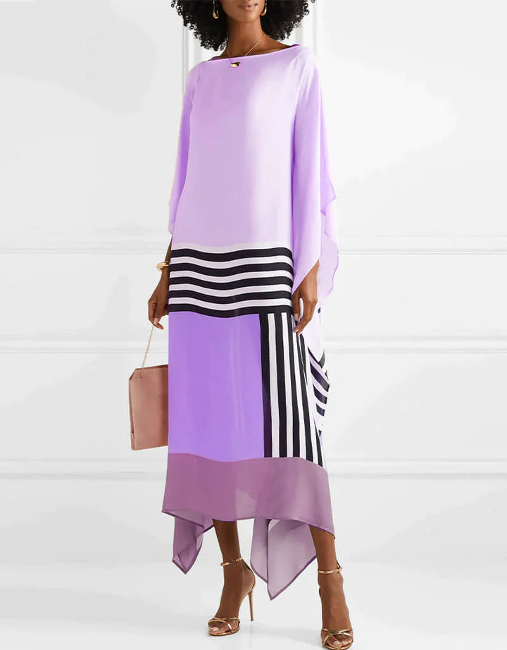 Iria Geometric Caftan Dress