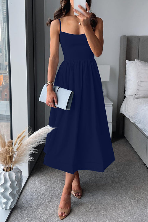 Marguerite Strappy Midi Dress