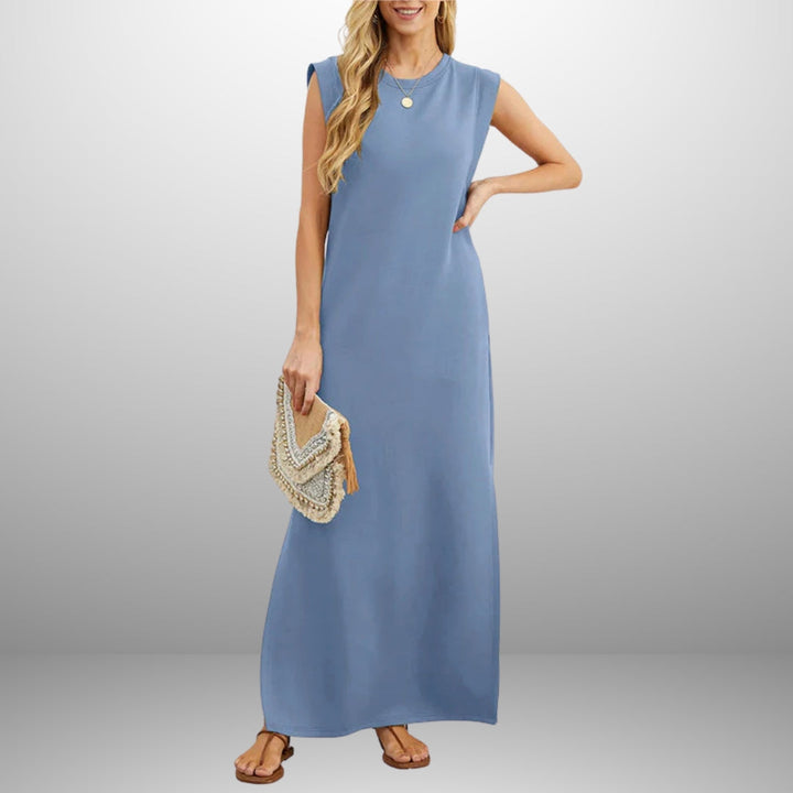 Emma Flowing Wrinkle-Free Maxi Dress