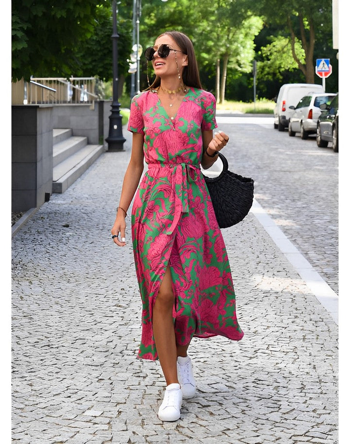 Anna Floral Print Spring Dress