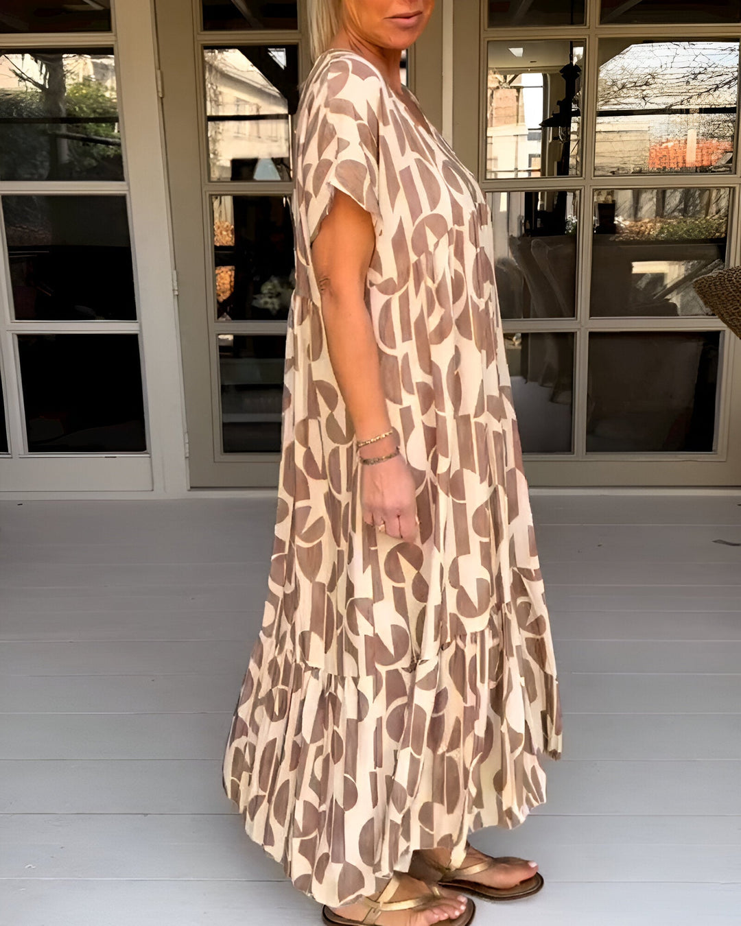 Felicia Breezy V-Neck Dress