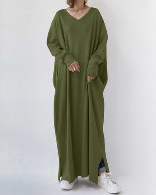 Laluna V-Neck Long Sleeve Dress